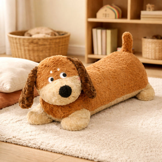 PiloSoft Dachshund Plush Pillow — Modern Quality for Kids