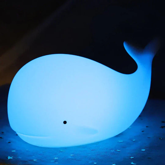 Coastal Whale Baby Night Light — Clean Calming Sleep Glow