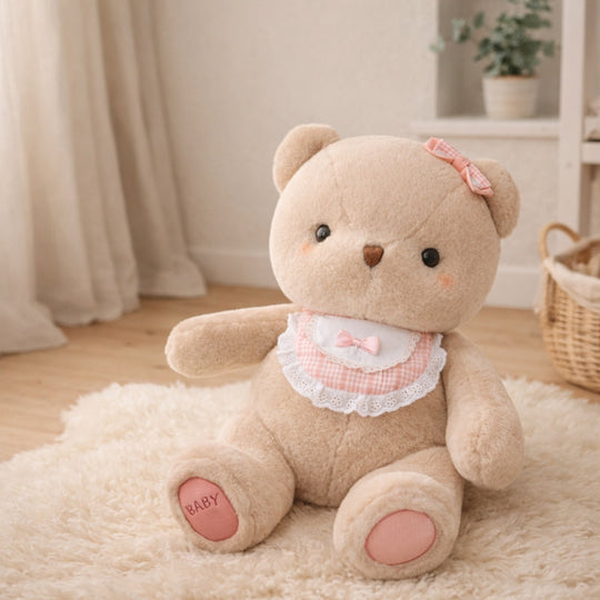BlushCuddle Bear Plush Toy — Clean Quality for Kids