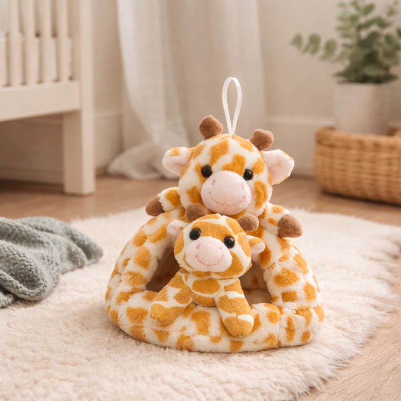 Cozy Safari Giraffe Plush Toy — Kids Comfort Soft Companion