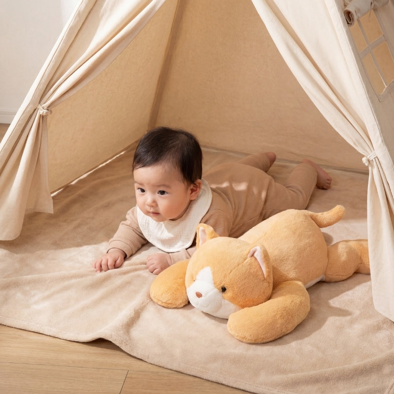 Rosela Dreamy Kitty Plush Toy – Clean Kids Quality Companion