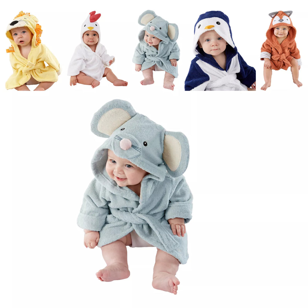 SnuggleDry Kids Bathrobe — Clean Hooded Quality After Bath