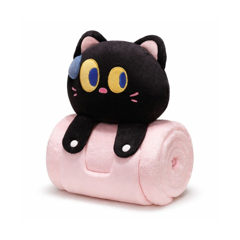 SnugglePaws Cat Plush Toy with Blanket — Modern Quality for Kids