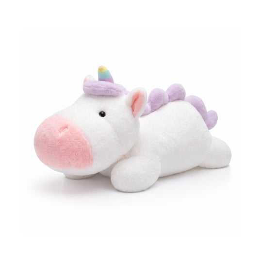 SnuggleSky Lying Unicorn Plush Toy – Baby Comfort Clean & Calm