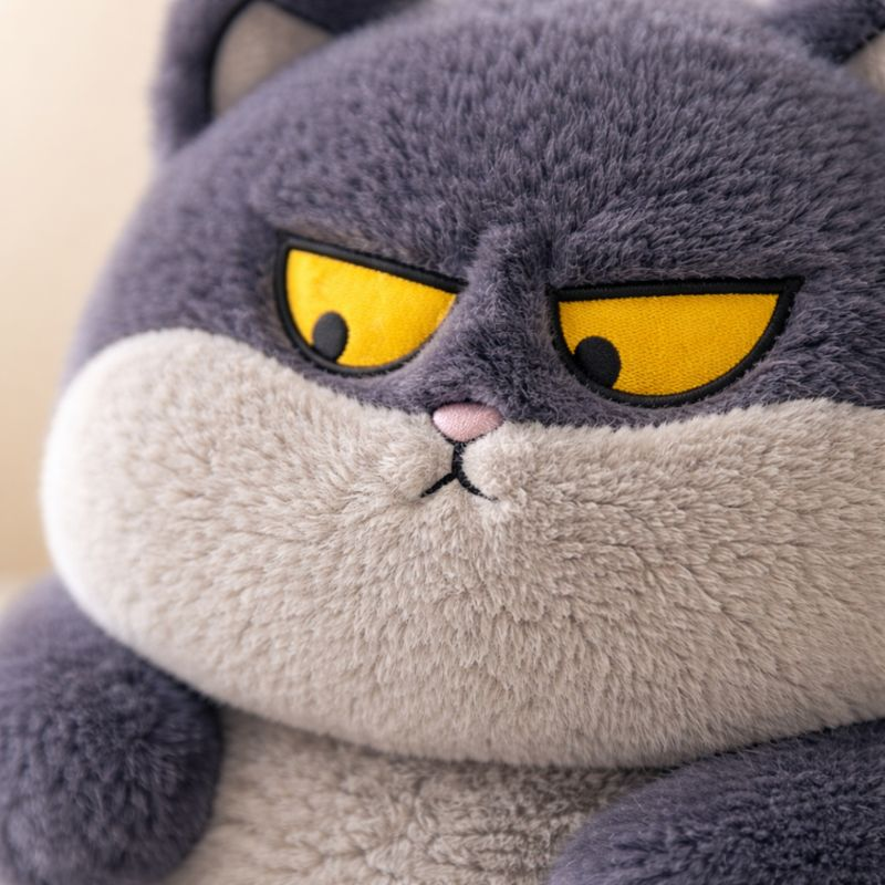 Salomé Pouty Cat Kids Plush Toy — Calming Modern Quality Buddy