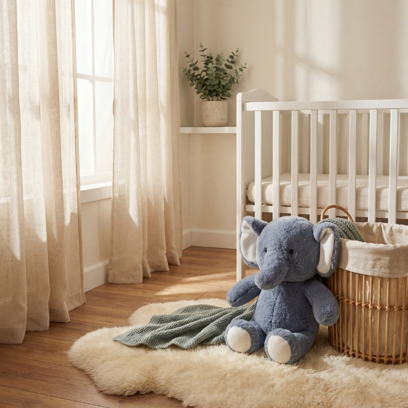 MellowNest Elephant Plush Toy for Kids — Clean Quality Companion