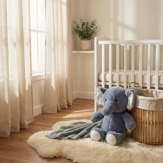 MellowNest Elephant Plush Toy for Kids — Clean Quality Companion