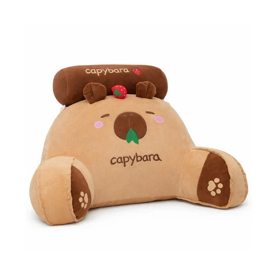 CappyNest Capybara Backrest Cushion for Kids — Modern Support & Calm Quality