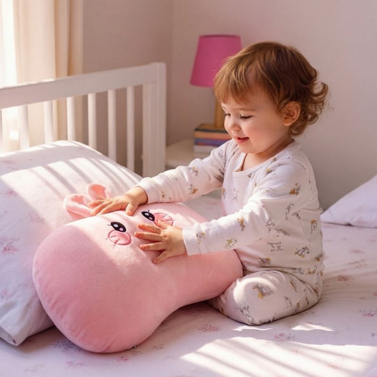 LunaNest Bunny Hug Cushion Plush Toy — Gentle Comfort for Sleep