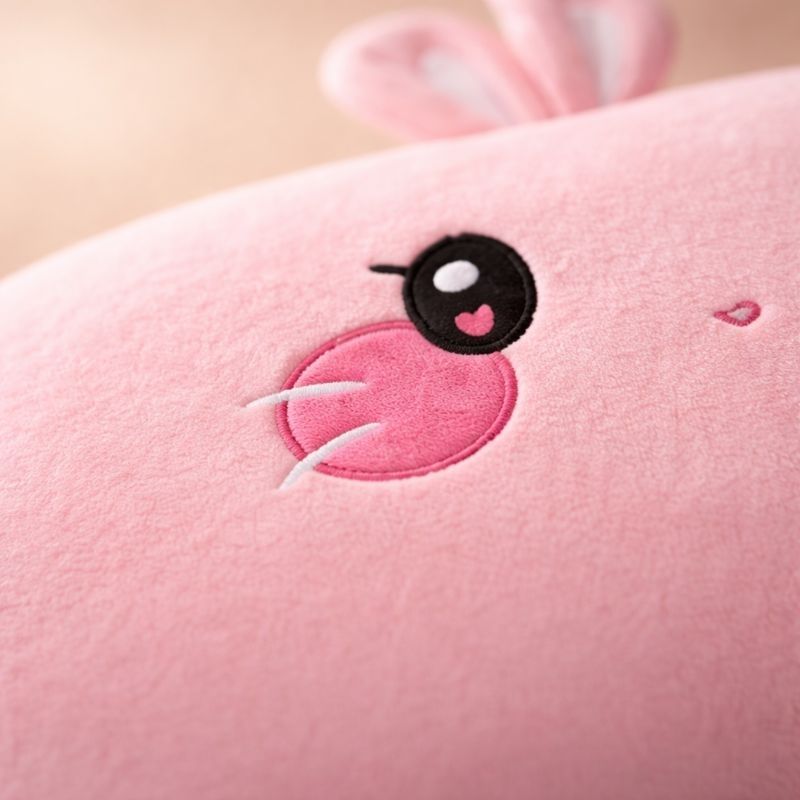 LunaNest Bunny Hug Cushion Plush Toy — Gentle Comfort for Sleep