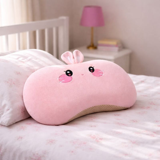 LunaNest Bunny Hug Cushion Plush Toy — Gentle Comfort for Sleep