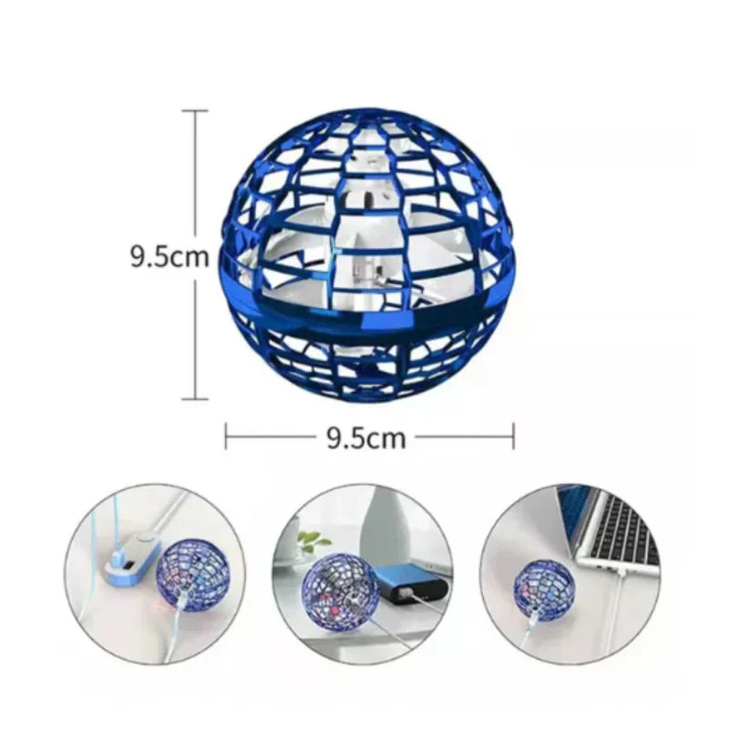 LumaGlide LED Flying Orb Toy — Safe Active Play Fun