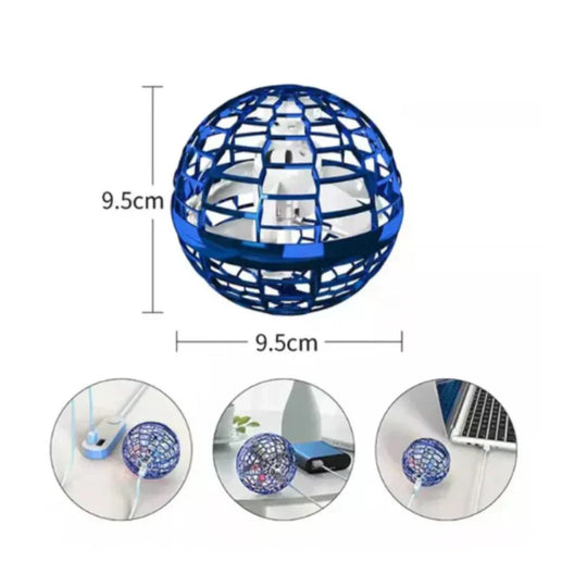 LumaGlide LED Flying Orb Toy — Safe Active Play Fun
