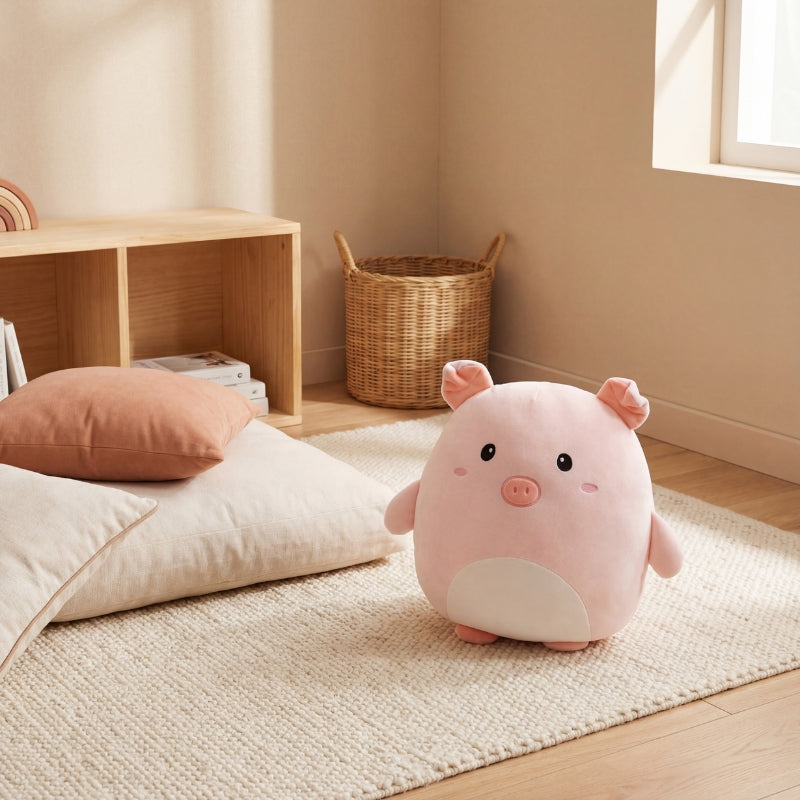 SnuggleNest Pig Plush Toy — Clean Modern Comfort Friend