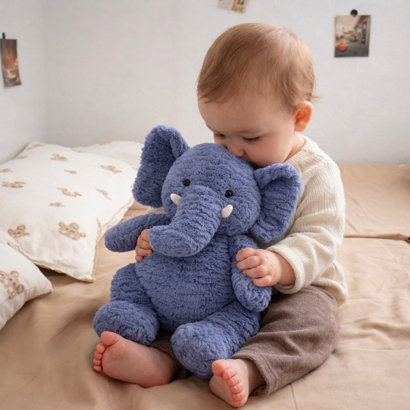 SnuggleBud Elephant Plush Toy — Clean Quality for Kids