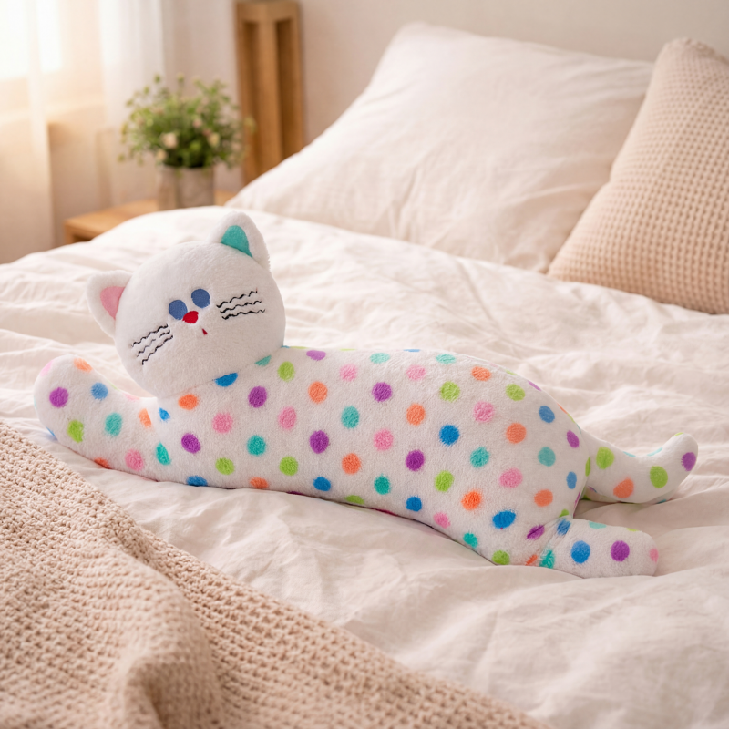Dotty Cat Plush Toy for Kids — Clean Quality Companion