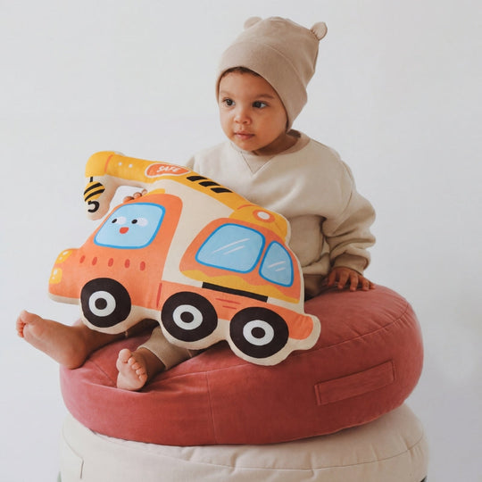 Happy Wheels Plush Car Toy — Clean Quality for Kids