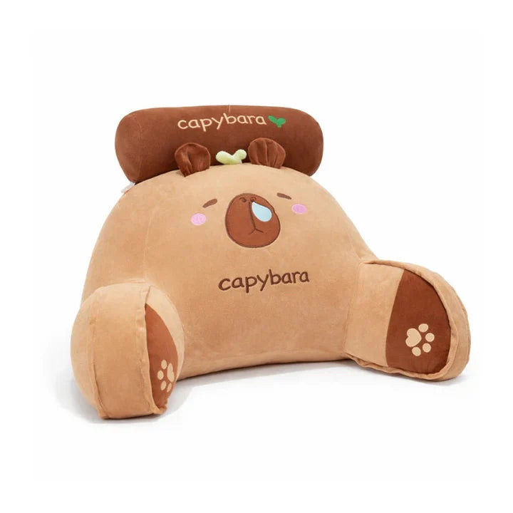 CappyNest Capybara Backrest Cushion for Kids — Modern Support & Calm Quality