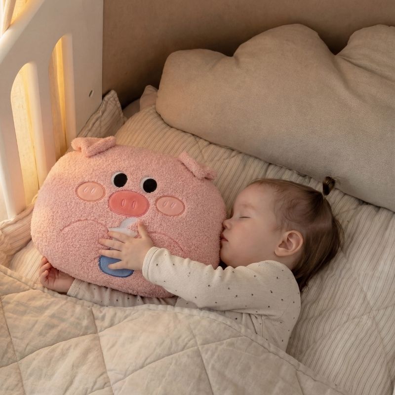 SnugglePuff Chubby Pig Plush Toy — Clean Modern Quality