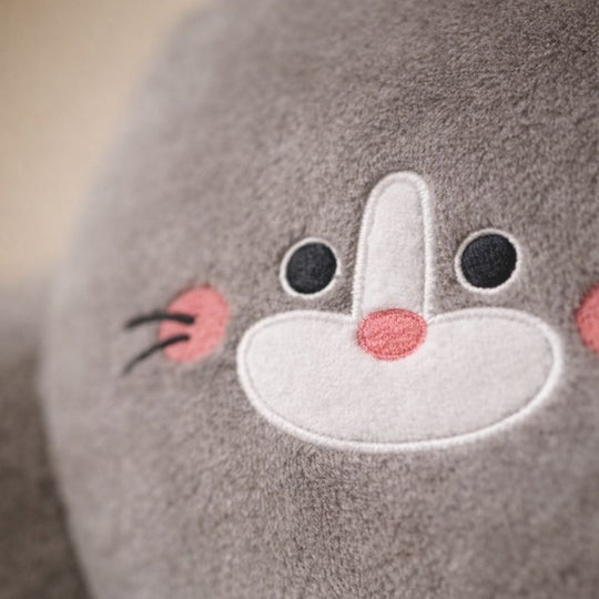 SleepyWhisker Cat Plush Toy — Clean Modern Quality