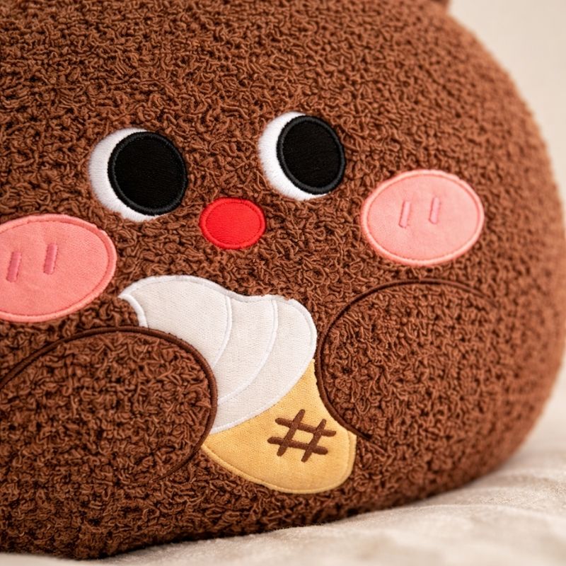 Vela Modern Blush Bear Plush Toy — Calming Comfort for Kids
