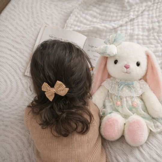 LunaNest Cuddle Bunny Plush Toy — Clean Modern Comfort