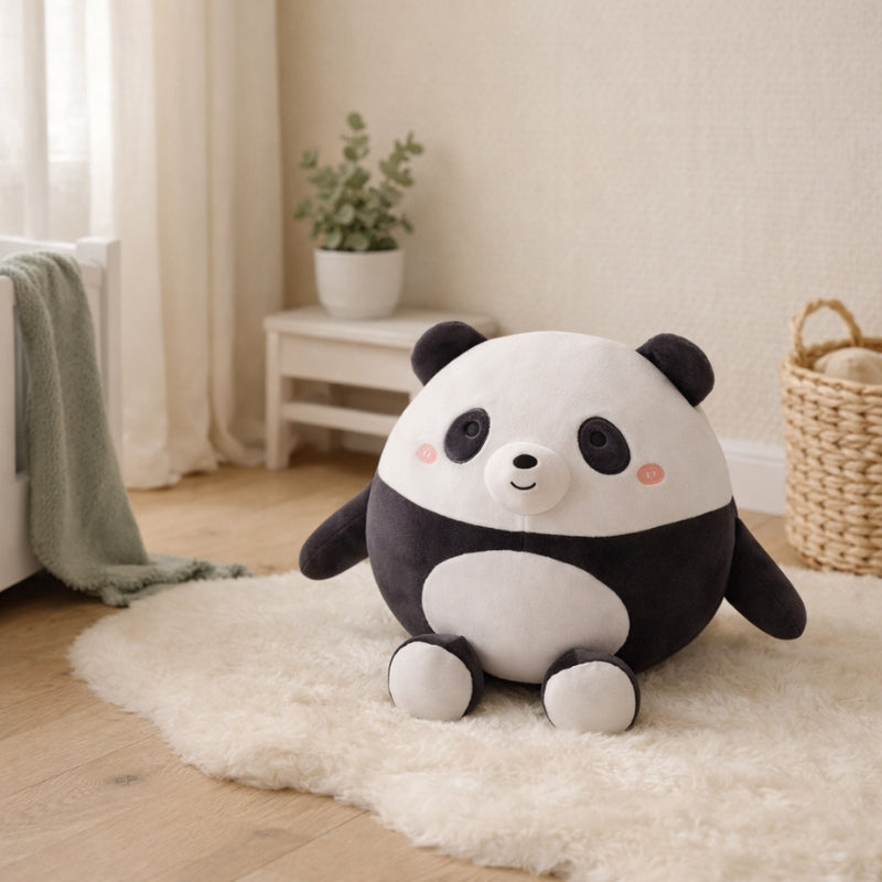 Cicimi CuddlePanda Round Plush Toy — Clean Quality for Kids