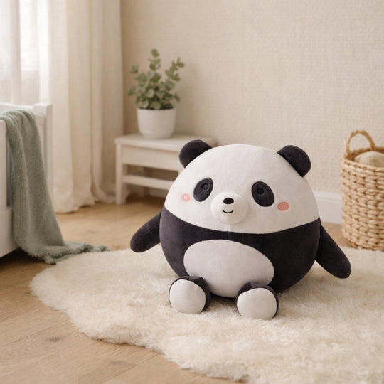 Cicimi CuddlePanda Round Plush Toy — Clean Quality for Kids