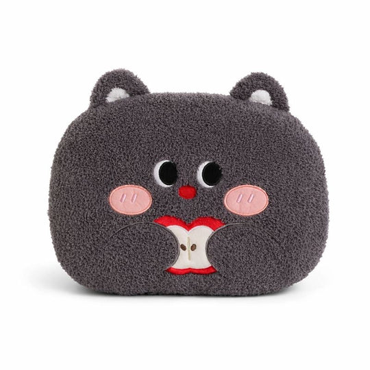 SnugglePaws Grey Cat Plush Toy — Clean Modern Comfort Friend