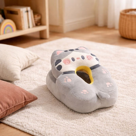 Xara Kitty Comfort Cat Plush Cushion — Clean Soothing Quality