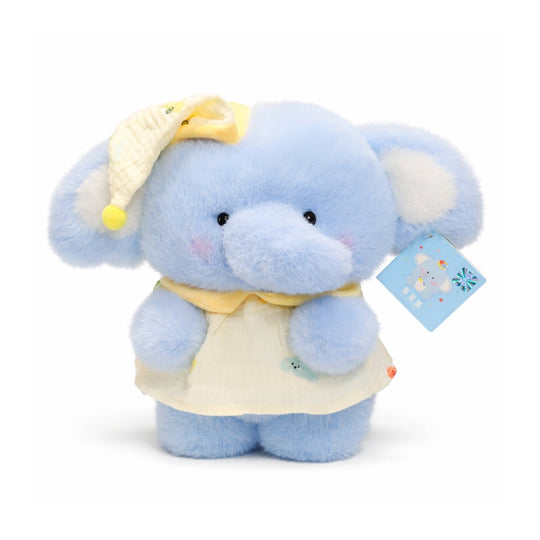 SnuggleTrunk Elephant Plush Toy - Baby Plush Toy Clean Modern Cuddle Toy