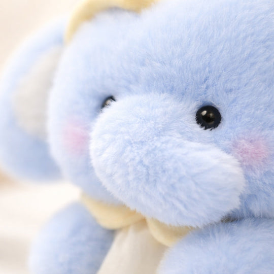 SnuggleTrunk Elephant Plush Toy - Baby Plush Toy Clean Modern Cuddle Toy