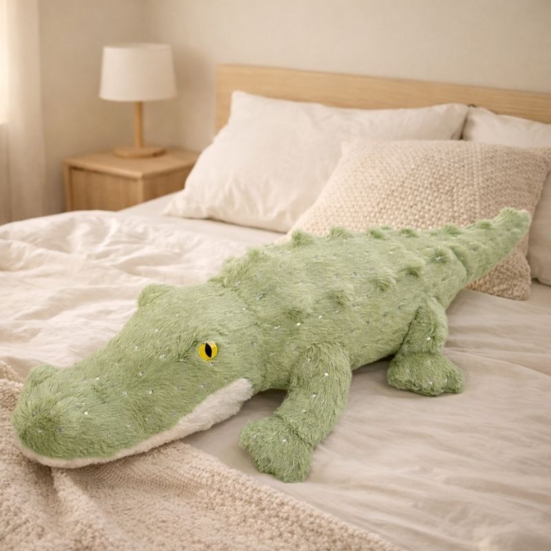 Cuddly Zeno Crocodile Plush Toy — Modern Quality Companion